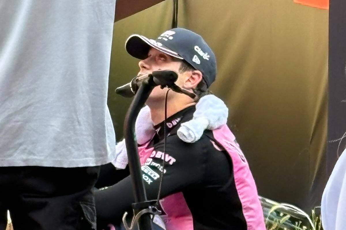 La frustración de Colapinto después del Gran Premio de Italia