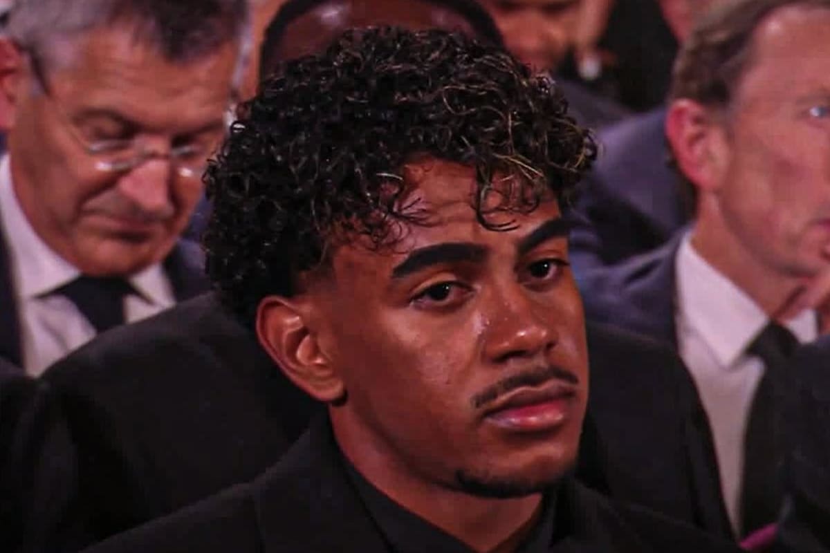 La frustración de Lamine Yamal: obtuvo el premio al Talento Joven, pero no se llevó el Balón de Oro
