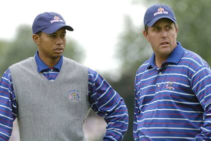 La frustración de los dos en la Copa Ryder 2004
