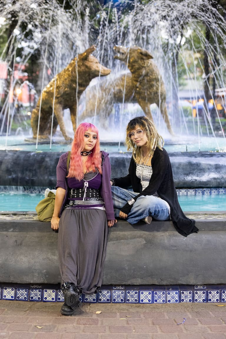 La fuente de los Coyotes, en Coyoacán