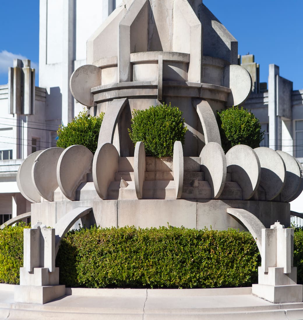 La fuente diseñada por el genial arquitecto italiano.