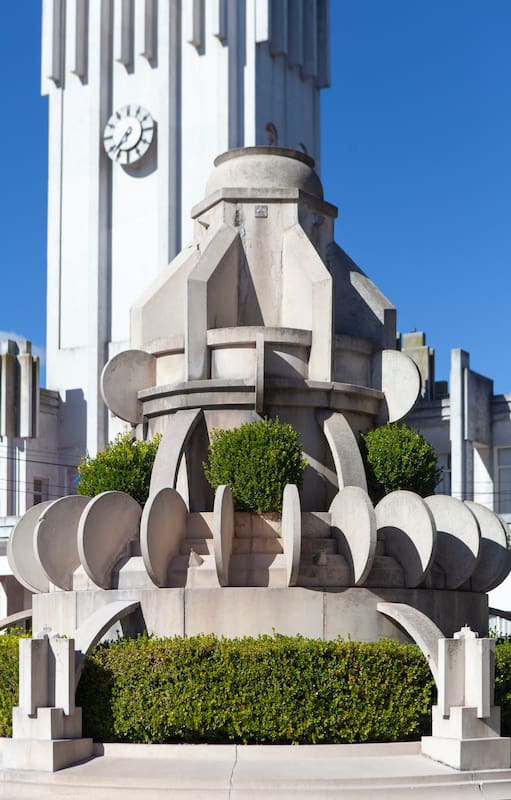 La fuente diseñada por el genial arquitecto italiano.