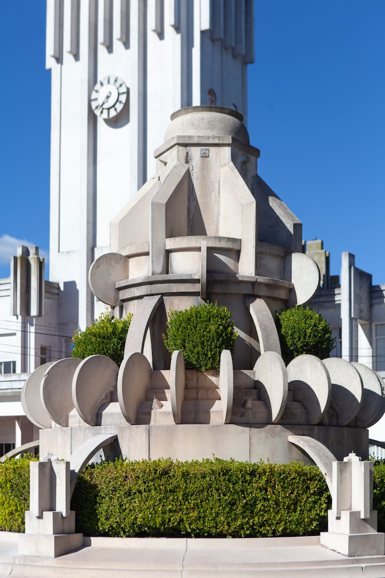 La fuente diseñada por el genial arquitecto italiano.