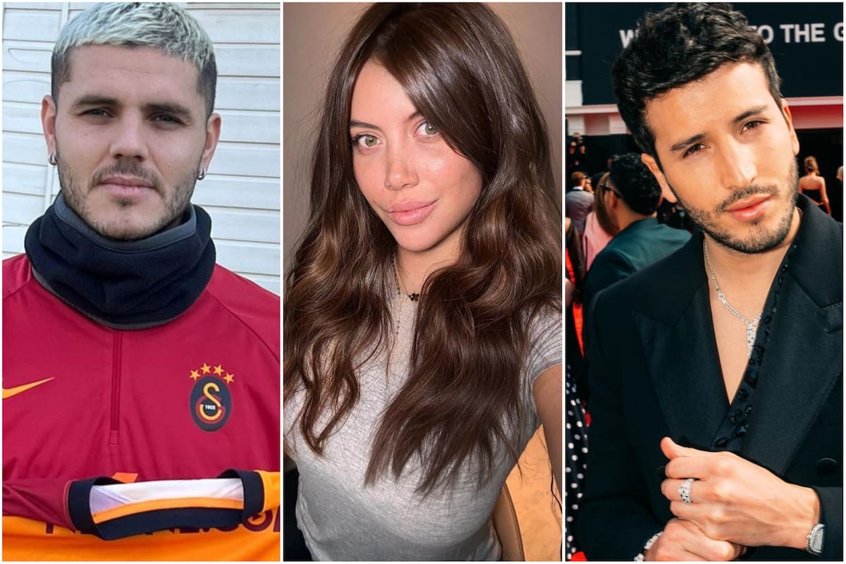 La fuerte reacción de Mauro Icardi ante las fotos de Wanda Nara y Sebastián Yatra en Río de Janeiro (Foto: Instagram @mauroicradi / @wanda_nara / @sebastianyatra)