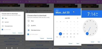 La función de elegir cuándo hacer una descarga en Chrome para Android estará lista en una próxima versión del navegador