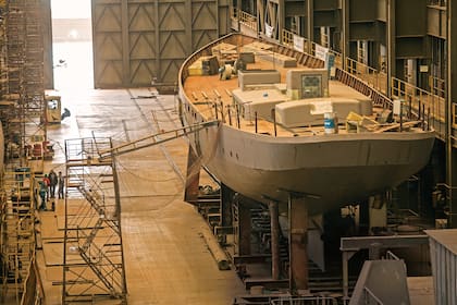 La Fundación Escuela Goleta celebró su primera Cena Solidaria para avanzar en la construcción del bergantín goleta Santa María de los Buenos Ayres, que navegará el mar de la inclusión con jóvenes de todo el país y alentará a participar a aquellos con diferentes discapacidades. FOTO: JUAN RONCORONI