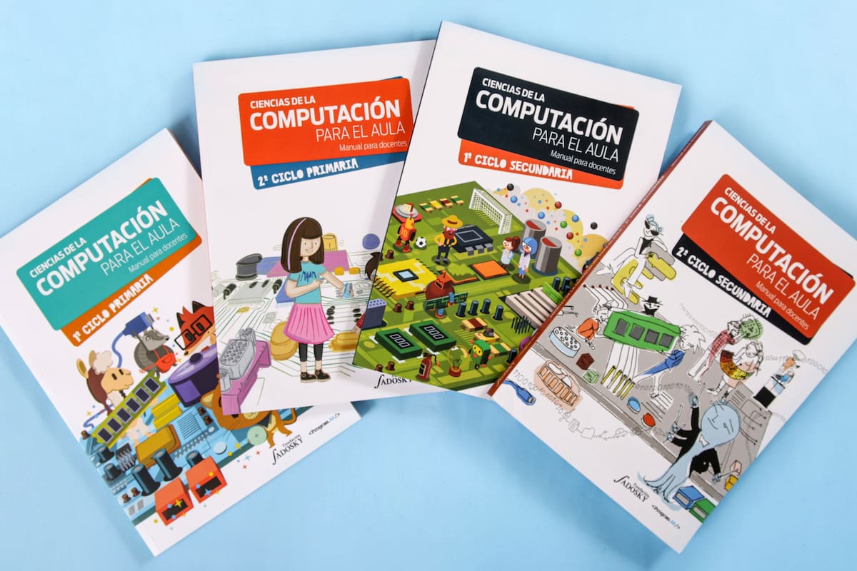 La Fundación Sadosky creó manuales de distribución gratuita para enseñar computación en primaria y secundaria
