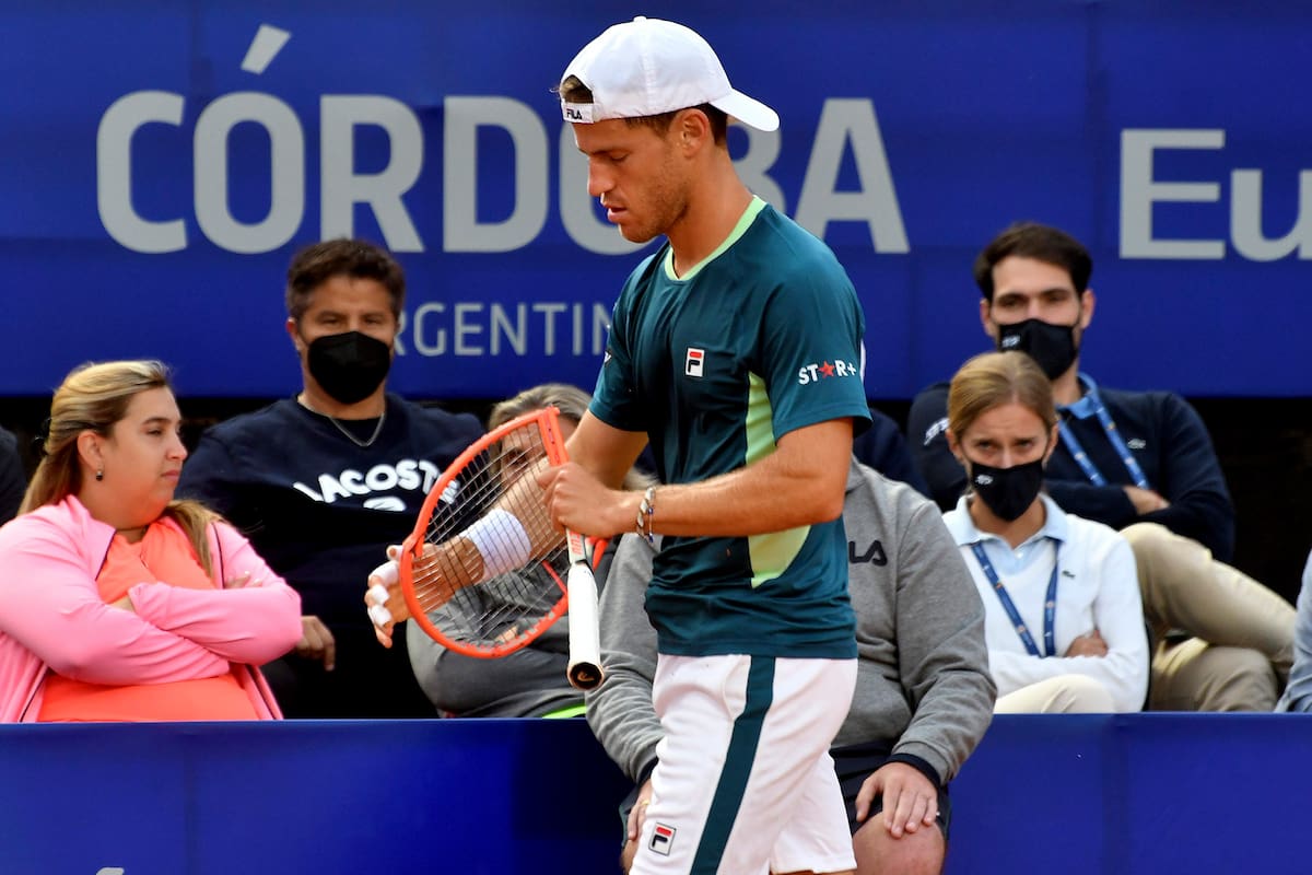 La furia de Diego Schwartzman, que perdió en las semifinales con Alejandro Tabilo