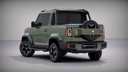La futura pick-up es una versión alterada del mini SUV de la marca china.