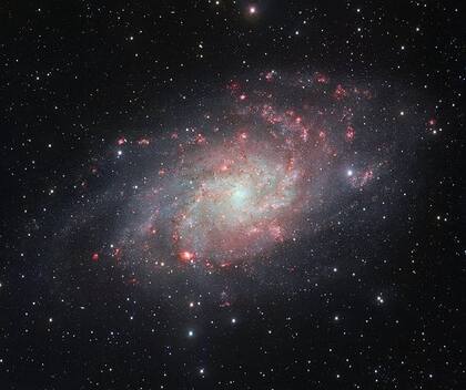La Galaxia del Triángulo es la tercera más grande después de Andrómeda y la Vía Láctea (Instagram/@diariodelluniverso)