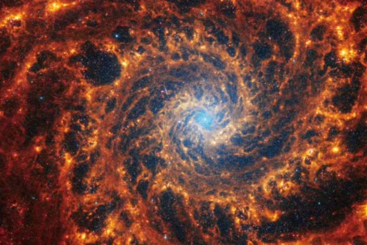 La galaxia que pone en duda algunos de los aspectos del Big Bang (Foto: imagen capturada por el telescopio espacial James Webb)
