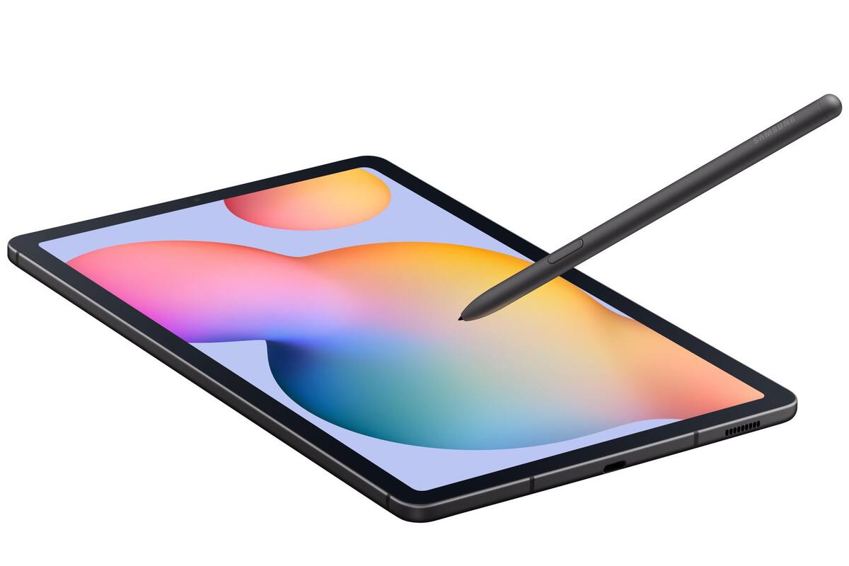 La Galaxy Tab S6 Lite tiene una pantalla de 10 pulgadas, viene con lápiz para dibujar en pantalla, parlantas AKG y Android 10