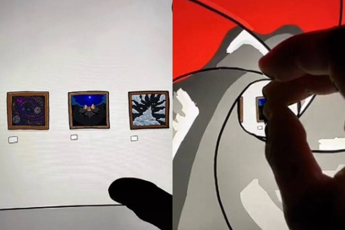 La "galería virtual" que se volvió viral en Tik Tok