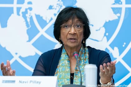 La ganadora del Nobel de la Paz, Navanethem "Navi" Pillay
