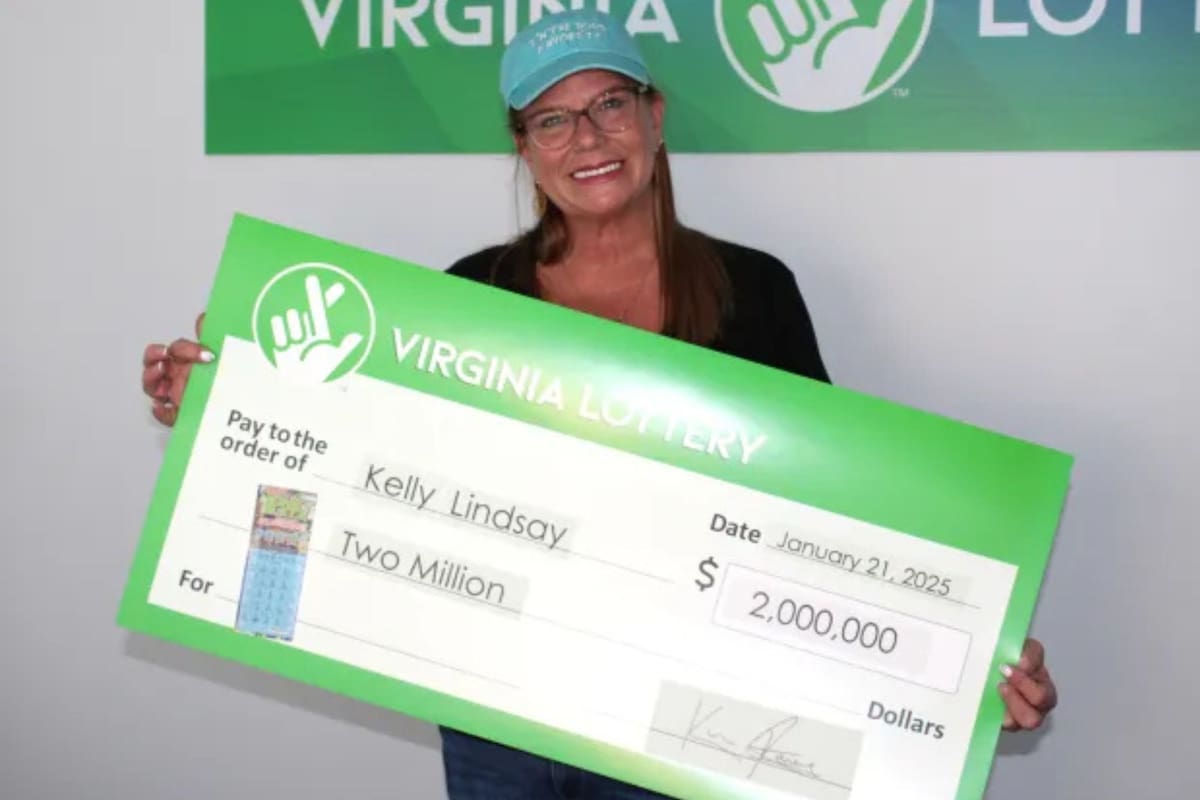 La ganadora en realidad quería otro ticket (Foto: Virginia Lottery)