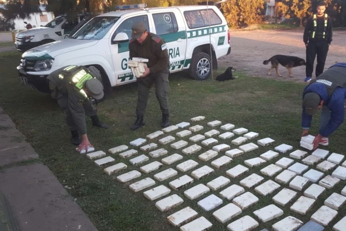 La Gendarmería concretó uno de los golpes al narcotráfico en Santa Fe