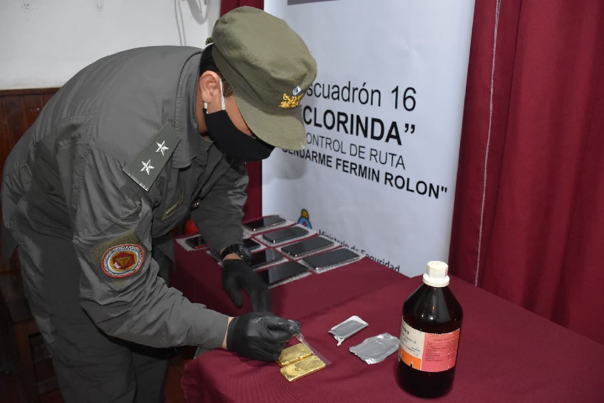 La Gendarmería realizó un operativo en la ruta 11, en los alrededores de la localidad formoseña de Clorinda