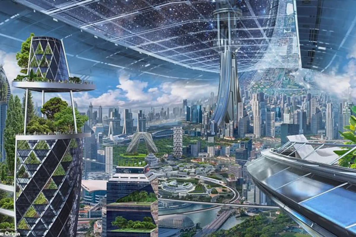 La gigantesca colonia espacial que propone Blue Origin, la empresa de Bezos