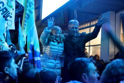 La gobernadora Alicia Kirchner anunció su triunfo durante la madrugada