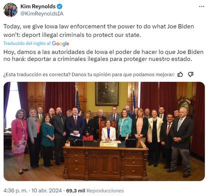 La gobernadora celebró la firma de la ley