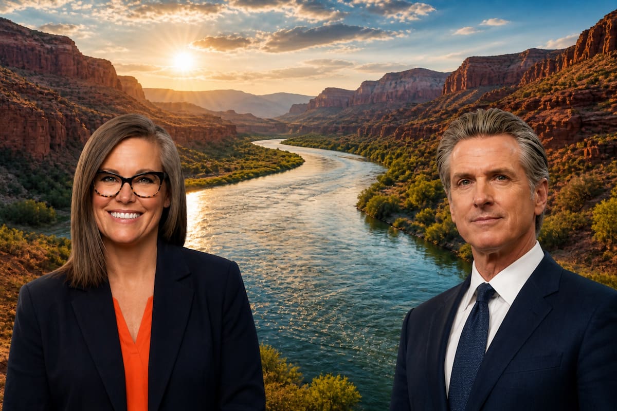 La gobernadora de Arizona, Katie Hobbs, junto a sus pares de California y Nevada, presentó un proyecto para cuidar el Río Colorado; es una fuente clave de abastecimiento para millones de personas en el oeste de Estados Unidos