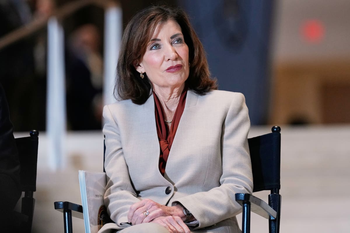 La gobernadora del estado de Nueva York, Kathy Hochul