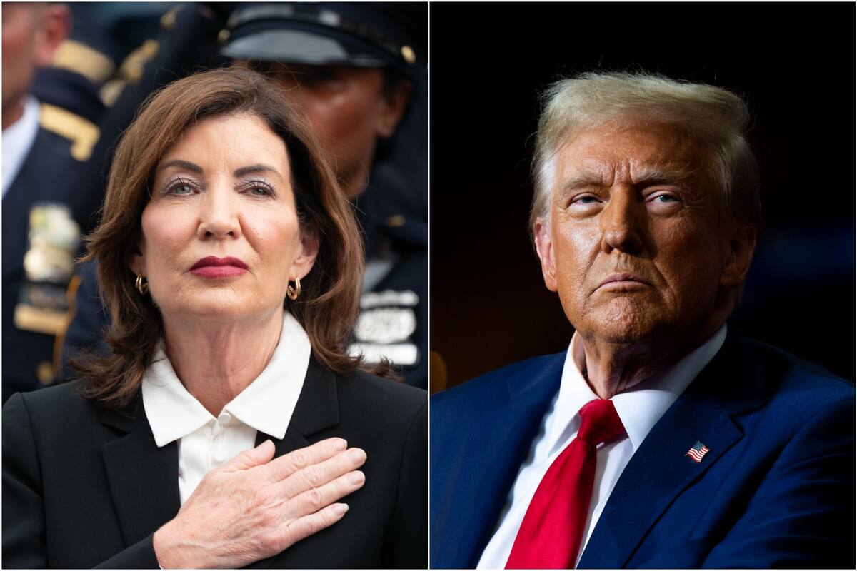 La gobernadora Kathy Hochul se impone frente a sus posibles rivales republicanos en Nueva York, mientras la imagen de Donald Trump se deteriora