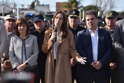 Patricia Bullrich, María Eugenia Vidal y Cristian Ritondo