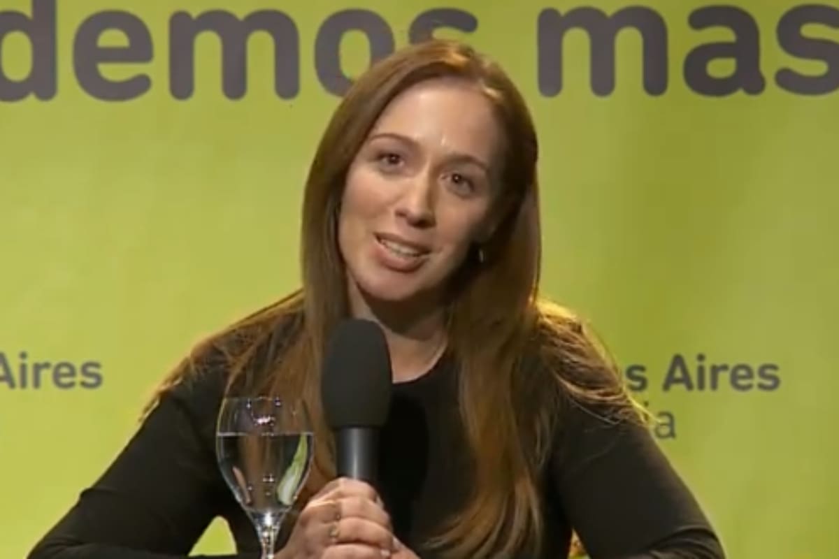 La gobernadora no estuvo presente ayer en la manifestación en Belgrano