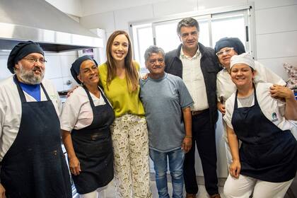 La gobernadora y el intendente compartieron este martes una recorrida por Vicente López