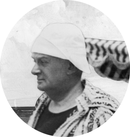 La gorra era otro imprescindible de la playa. Más aun para el calvo Marcelo de Alvear.