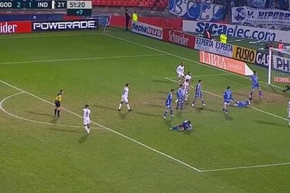 La gran atajada del Ruso Rodríguez en el séptimo minuto adicionado para darle la victoria a Godoy Cruz ante Independiente