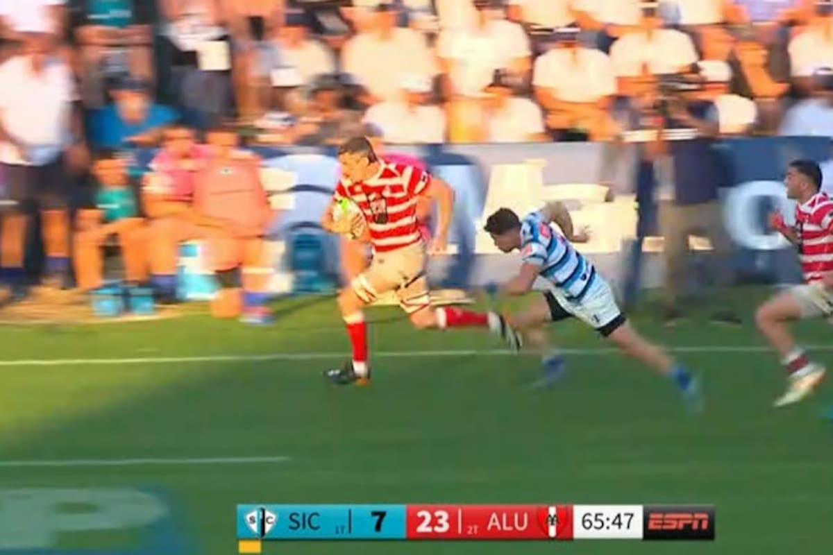 La gran corrida de Juan Patricio Anderson: luego asistirá a Pernas para el último Try de Alumni ante el SIC
