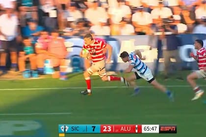 La gran corrida de Juan Patricio Anderson: luego asistirá a Pernas para el último Try de Alumni ante el SIC