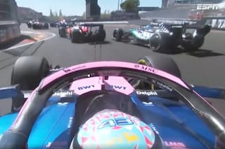 El enojo de Colapinto con Gasly por no darle paso al final y el doble adelantamiento en la largada