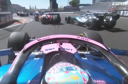 La gran largada de Colapinto en el GP de España