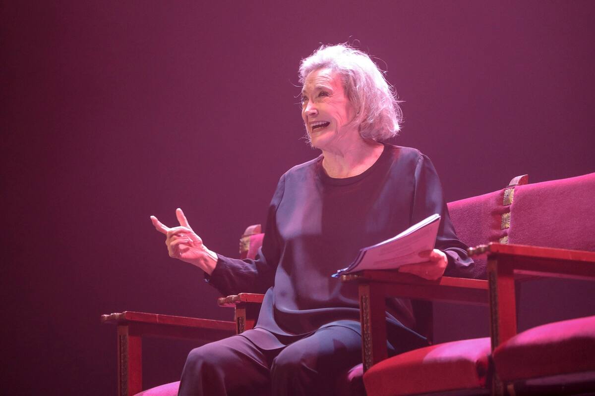 La gran Nuria Espert en su breve paso por Buenos Aires