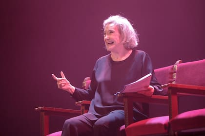 La gran Nuria Espert en su breve paso por Buenos Aires