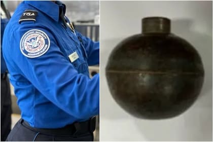 La granada inerte fue descubierta por oficiales de la TSA en uno de los puntos de control de seguridad del Aeropuerto Internacional Antonio B. Won Pat