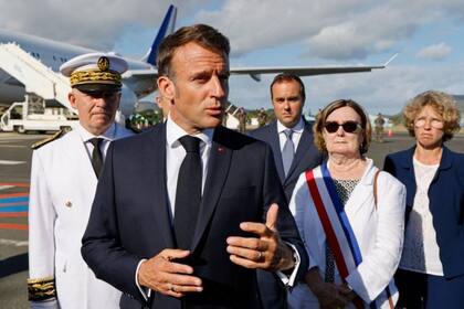 La gravedad de la situación obligó al presidente Macron a viajar a Nueva Caledonia