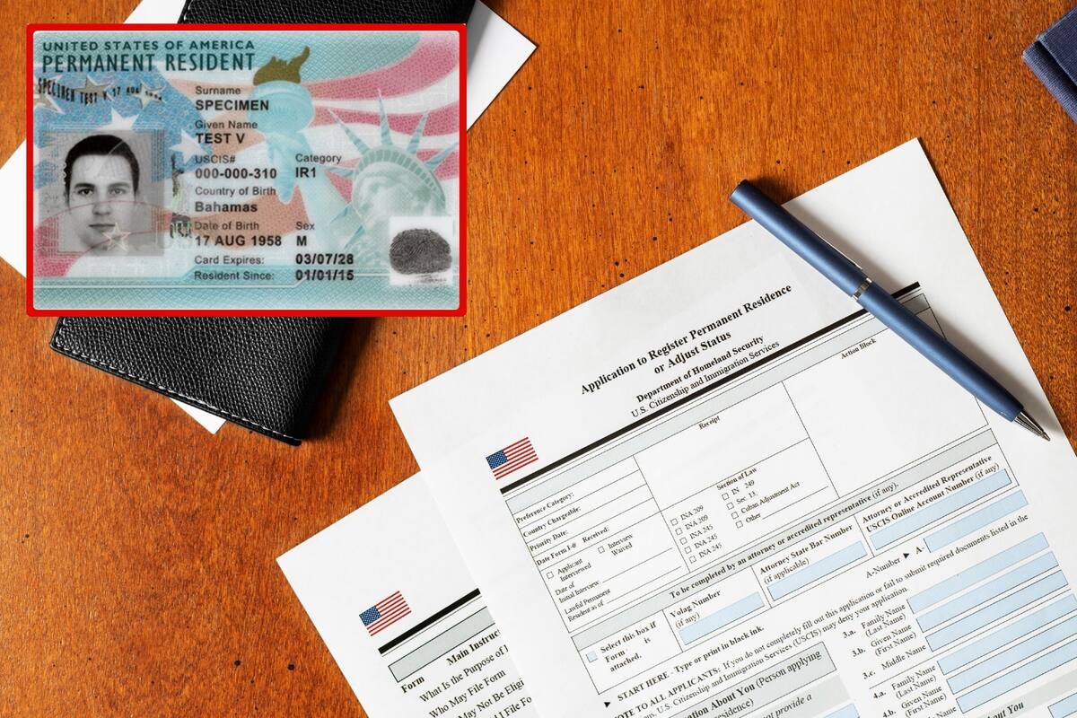 La green card habilita a vivir y trabajar legalmente en Estados Unidos