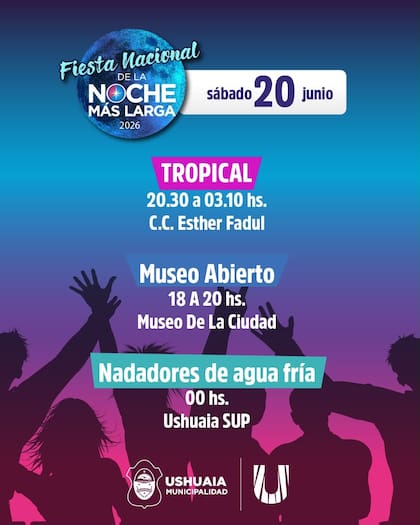 La grilla del sábado 20 de junio