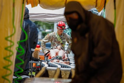 La Guardia Nacional estuvo en St. Louis realizando simulacros de acción en caso de terremotos