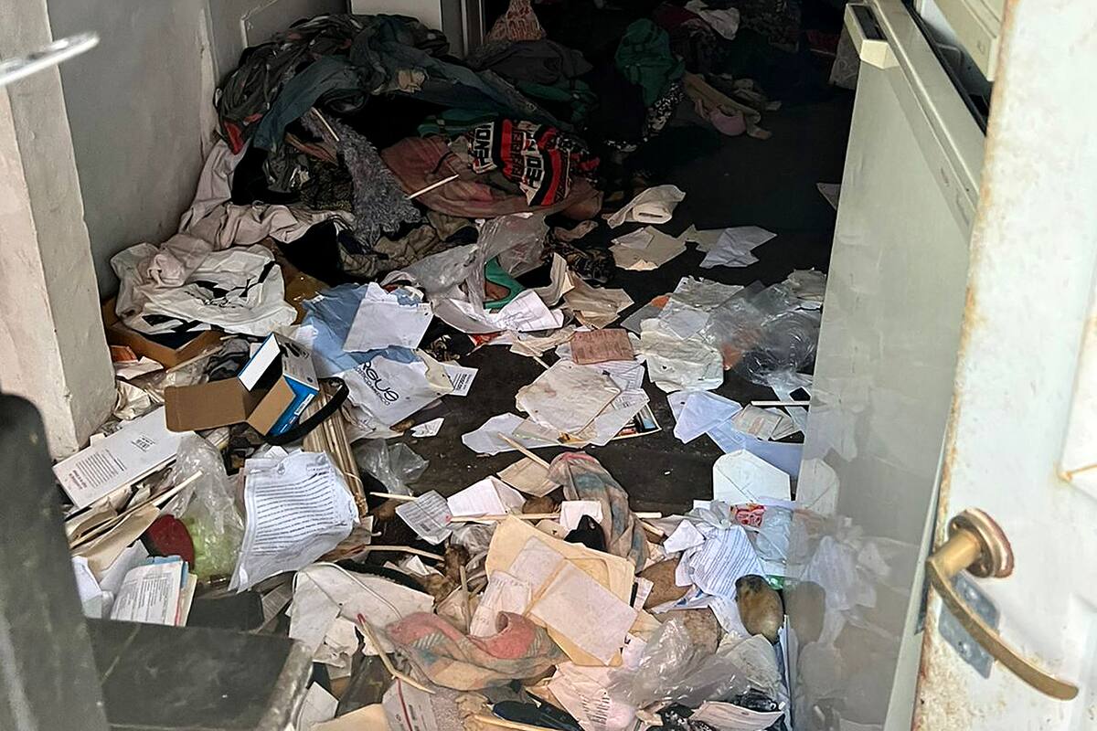 La habitación de Sabag Montiel en su monoambiente de San Martín