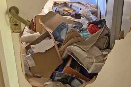 La habitación de una de las casas robadas