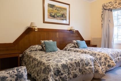 La habitación que usaba Fangio en El Casco, el hotel que fue su casa de fin de semana