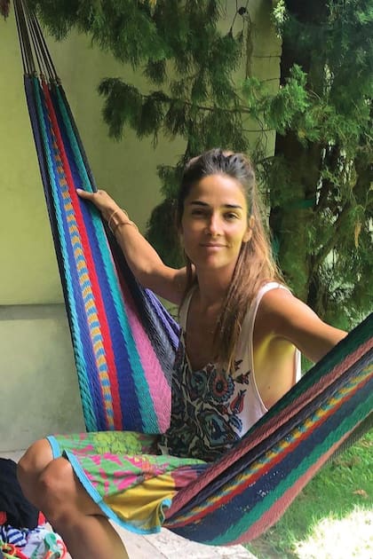 La hamaca de la galería, en una foto de Instagram compartida por Juana.