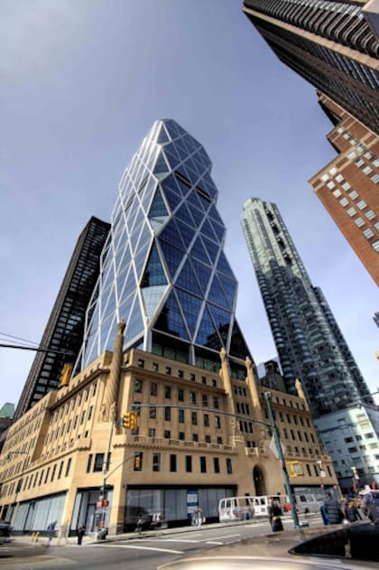 La Hearst Tower de Nueva York fue diseñada por Norman Foster