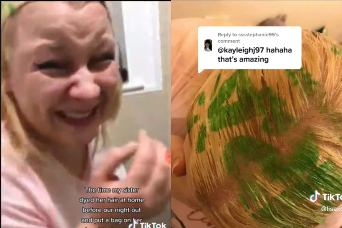La hermana de Lisa no consideró algo importante mientras se teñía el cabello
