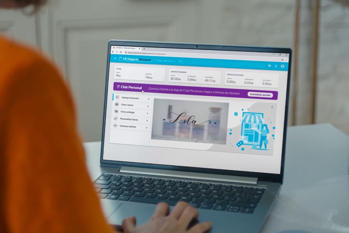 La herramienta de comercio electrónico de Personal no cobra comisión por ventas, y tiene un costo de $699 mensuales